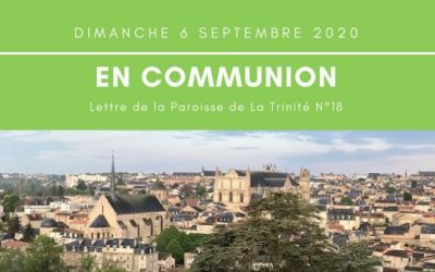 Lettre « En Communion » n°18, rentrée de septembre 2020
