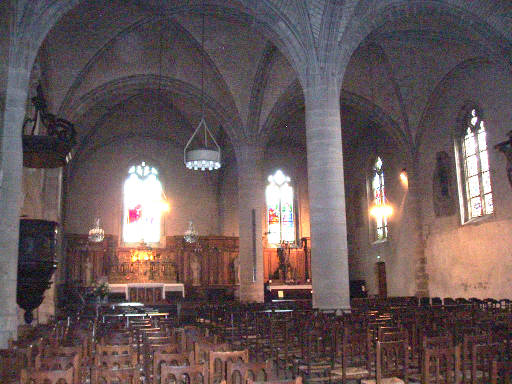 Nef de l'église Saint-Porchaire