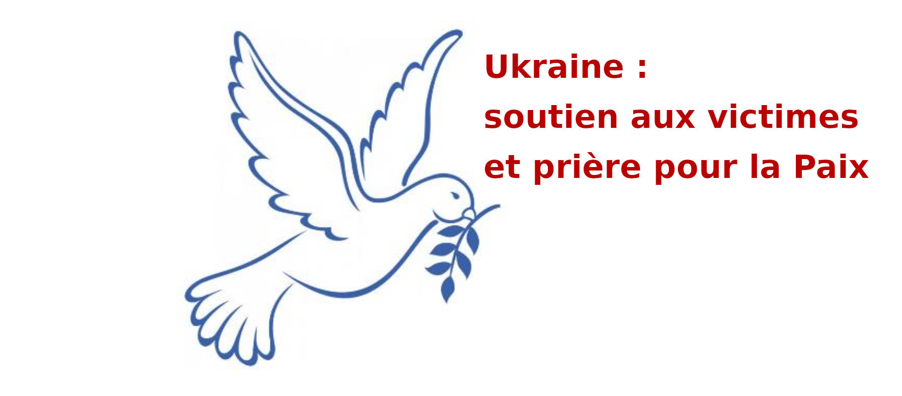 Ukraine : soutien pour les victimes de la guerre et prière pour la Paix