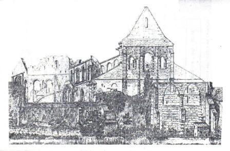 L'église Saint-Hilaire le Grand à Poitiers en 1804