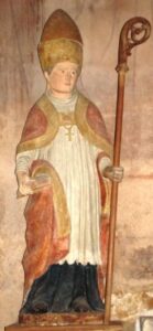 Statue de saint Hilaire, église saint-Hilaire à Poitiers