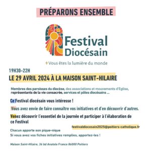 Rencontre de préparation du festival diocésain 2025 du diocèse de Poitiers